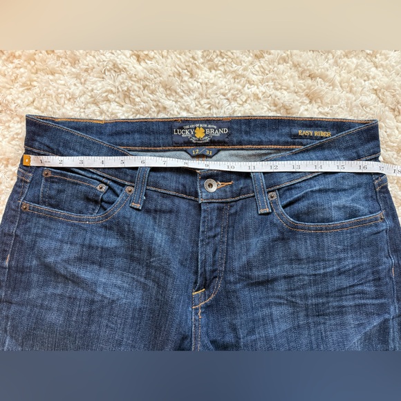 Lucky Brand Dark Blue Flare Jeans - Picture 2 of 5